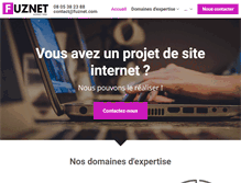 Tablet Screenshot of fuznet.com